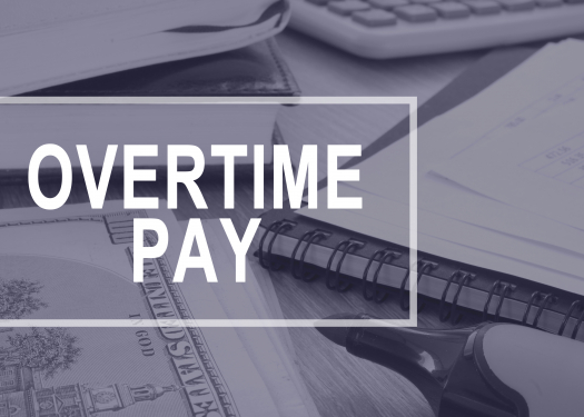 Overtime pay graphic