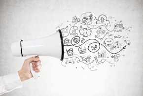 megaphone stock photo